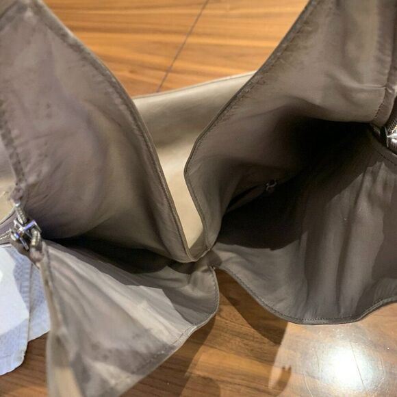 Purse, hobo, shoulder bag, slouch, tote, EUC, taupe colour, oversized, vegan - Picture 5 of 16